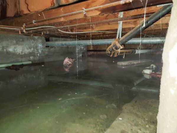 Crawlspace Water Restoration in Mansfield